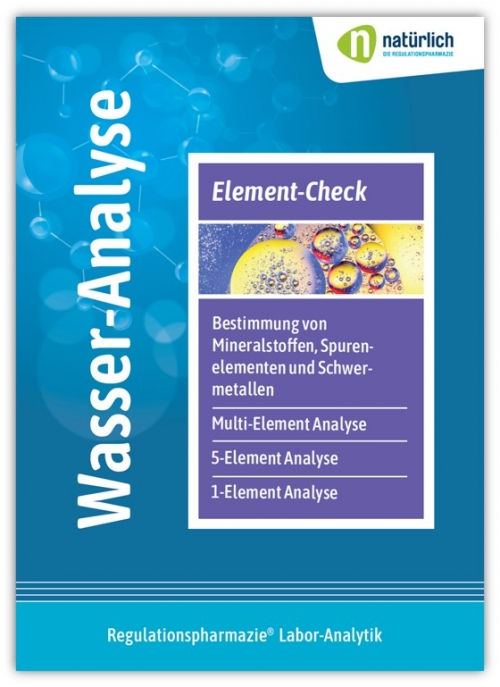 Verkaufsbox Wasser-Analyse "Element-Check"
